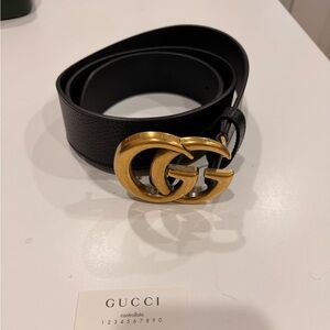 Gucci Marmont wide belt